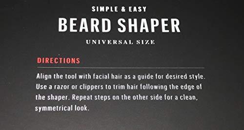 Body Prescriptions Men's Health – Beard Shaping Tool, Beard Liner with Combs- by Body Prescriptions