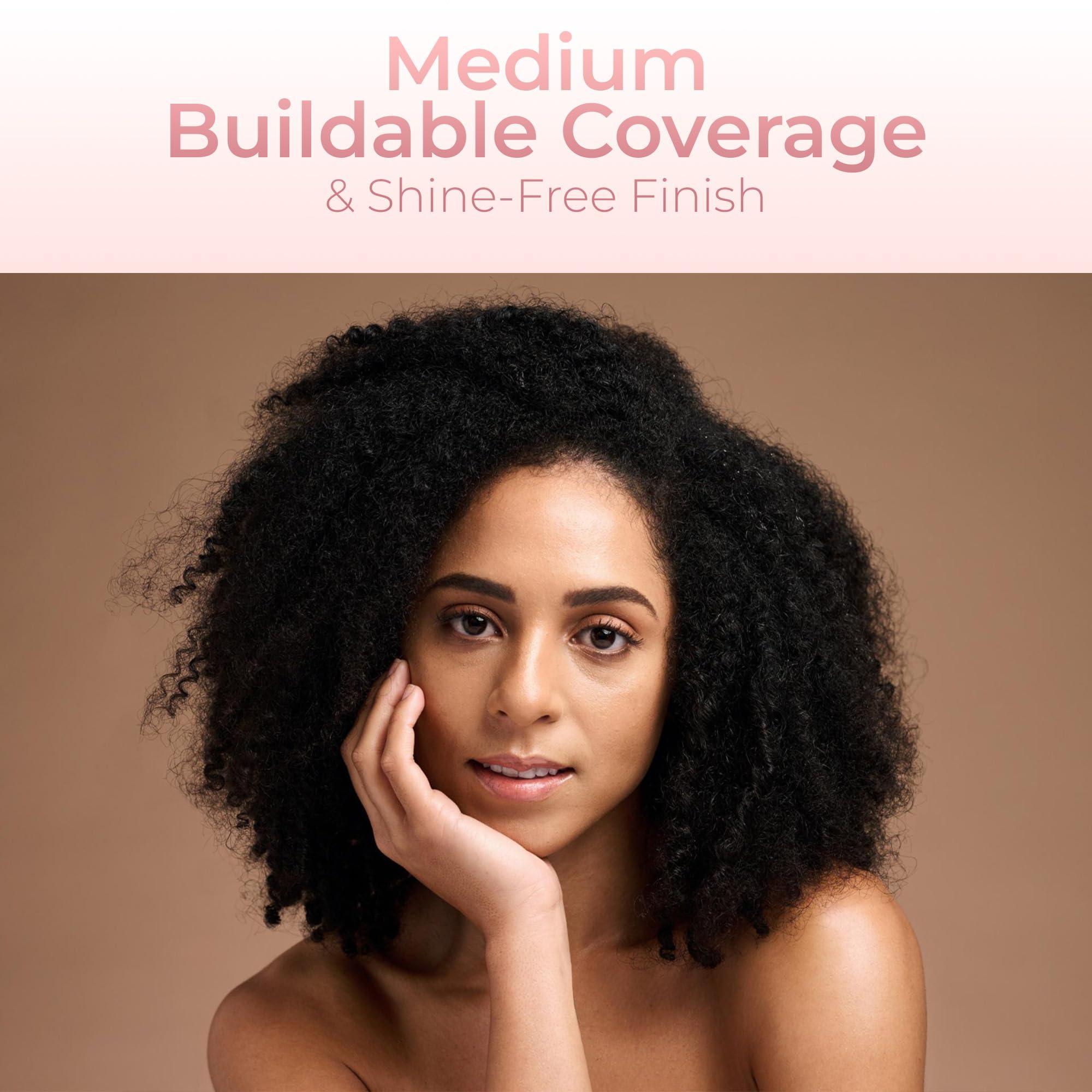 Sweet Face Minerals (12 Gram Bag) Dark Concealer Powder Refill by Sweet Face Minerals, High Coverage Concealer, Under Eye Concealer for Mature Skin, SPF 30 Concealer, Skin Foundation Concealer, Refillable Pouch