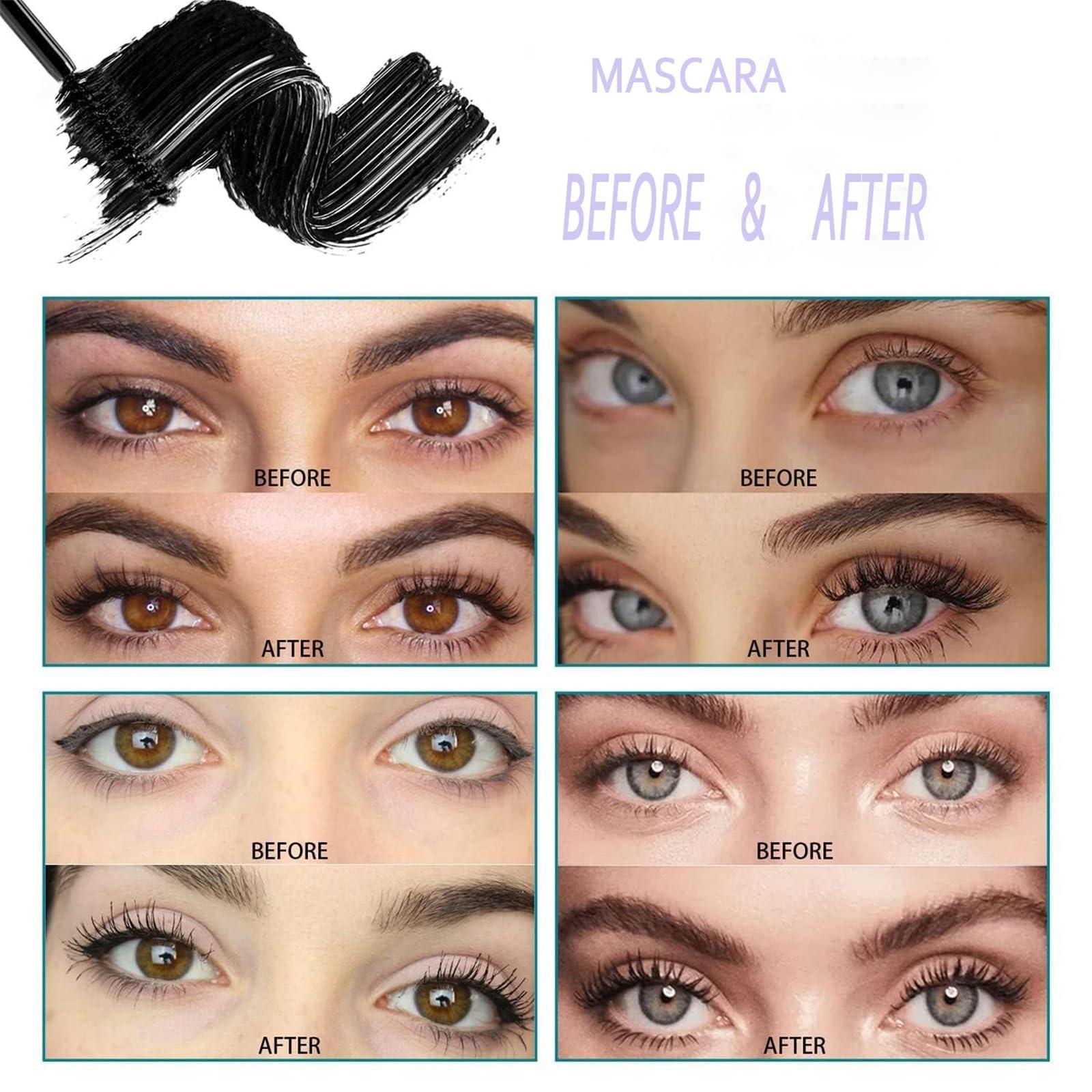 Yotfieot Jully Doll Mascara July Doll Mascara, Jolly Doll Mascara, Jody Doll Mascara, Doll Mascara, Mascara Metal Wand, 3d Curling Eyelash Iron Mascara (2*black)