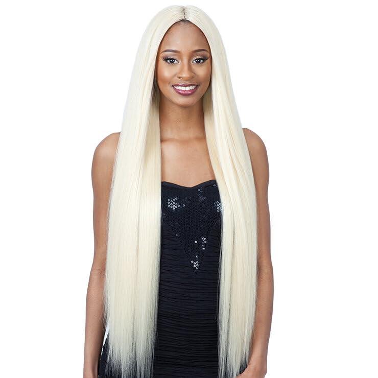 Organique Mastermix Organique Mastermix STRAIGHT 30\" - Shake-N-Go Synthetic Bundle Weave (1Pack, ASHBLONDE)