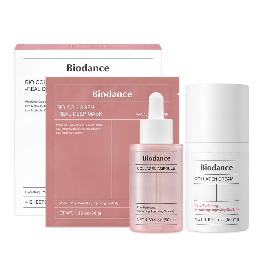 BIODANCE BIODANCE Collagen Trio: Bio-Collagen Real Deep Mask & Collagen Ampoule & Collagen Cream