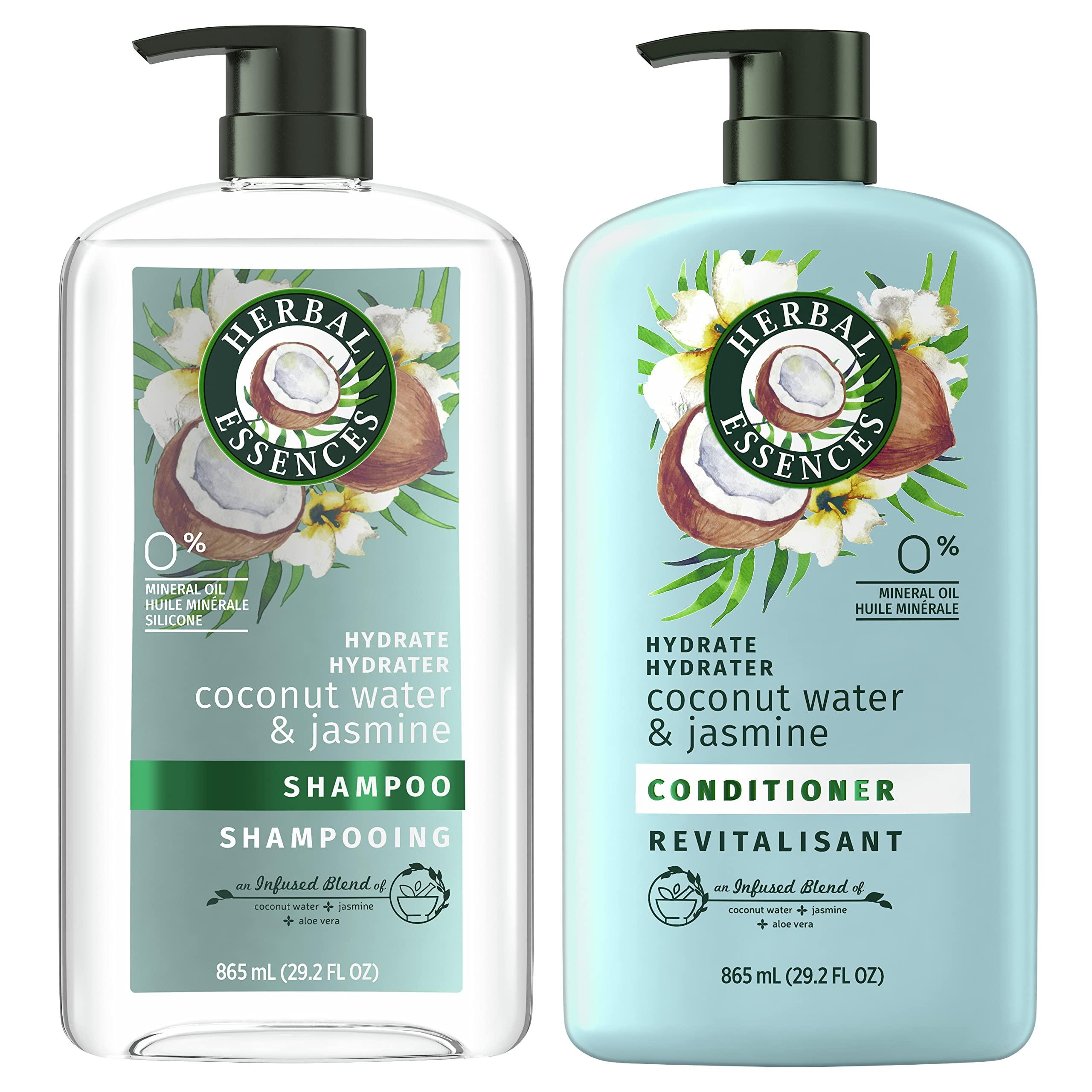 Herbal Essences Herbal Essences Shampoo and Conditioner Set for Dry Hair with Coconut Water and Jasmine, 29.2 Fl Oz