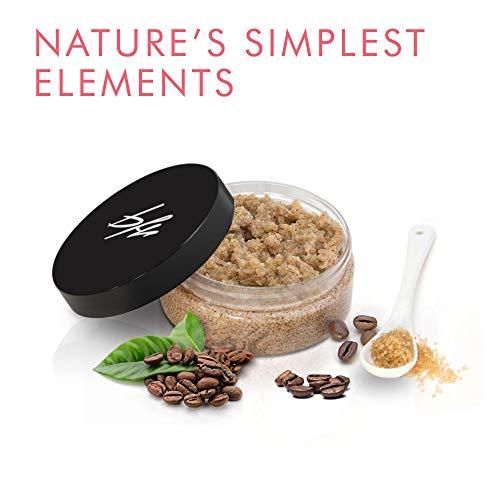 Beauty For Real Beauty For Real (Total) Body Revival - Exfoliating Coffee Body Scrub - Softens Skin - With Raw Sugar & Organic Coffee - Light Scent of Sugar, Guava & Nectarine - Made in the USA - 6.0 oz