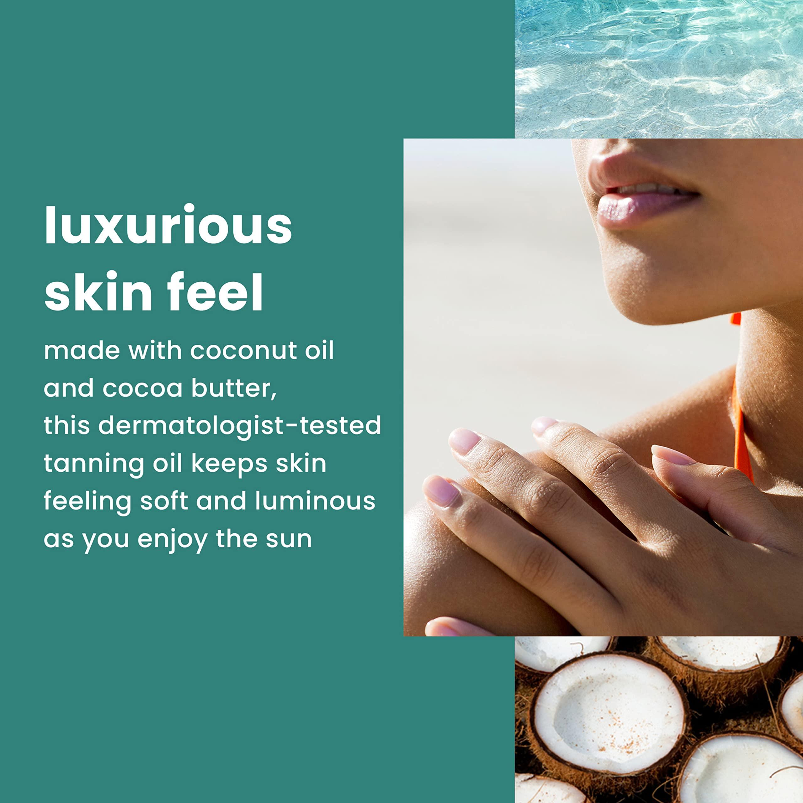 Hawaiian Tropic Hawaiian Tropic Dark Tanning Oil, Spray Pump, SPF 6 8 Oz (Packaging May Vary) (Pack of 2)