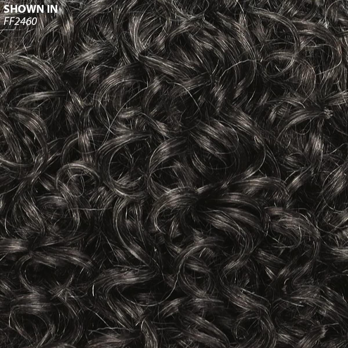 Especially Yours Especially Yours Tyra Wig Glamorous Shoulder-Length Wig with Voluminous Bouncy Corkscrew Curls, Natural-Looking Hand-Tied Lace Part/Runway Shades of Black and Black with Highlights