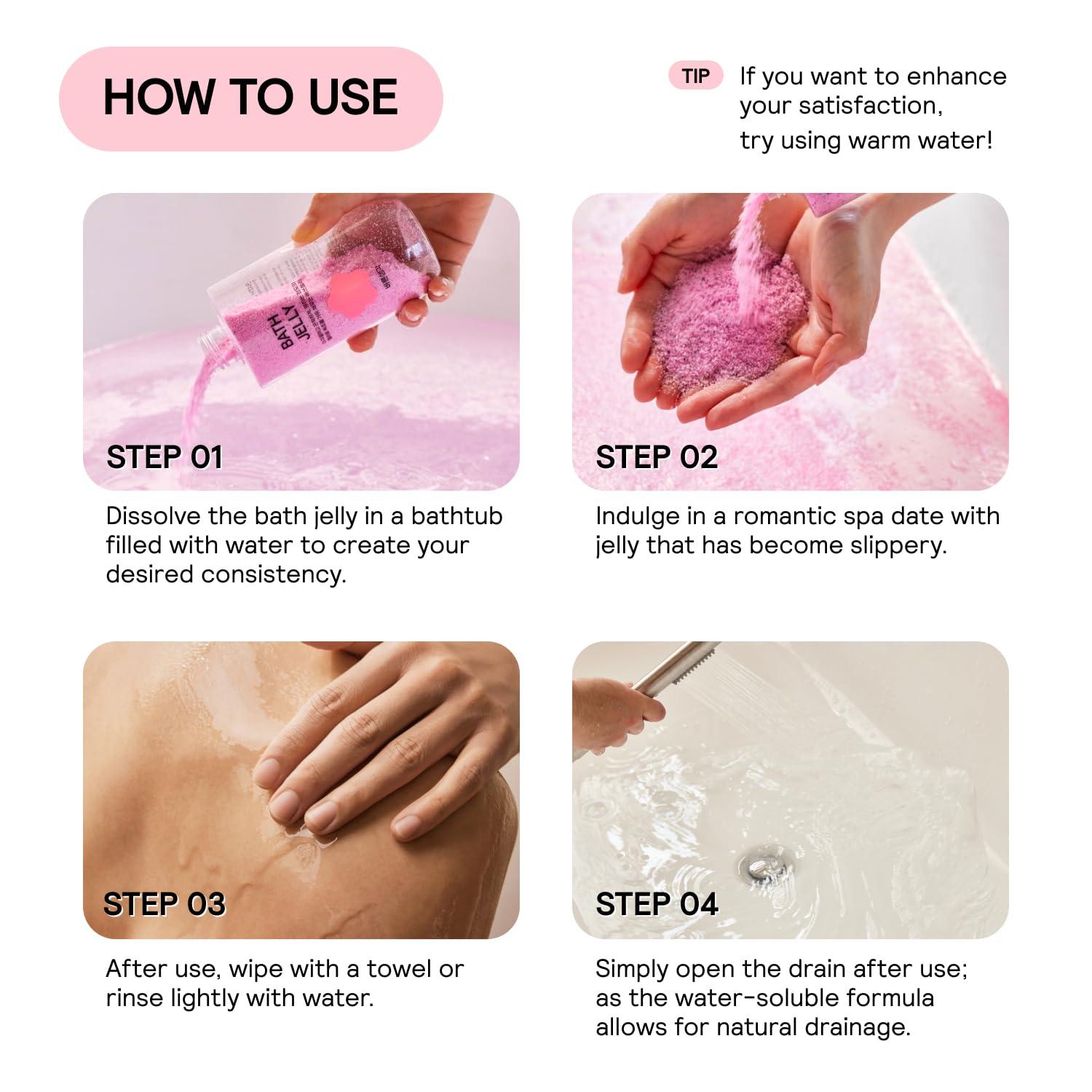 BARUNSENGAK BARUNSENGAK BRSG Bath Jelly Romantic Mellow Scent 9.5oz 270g