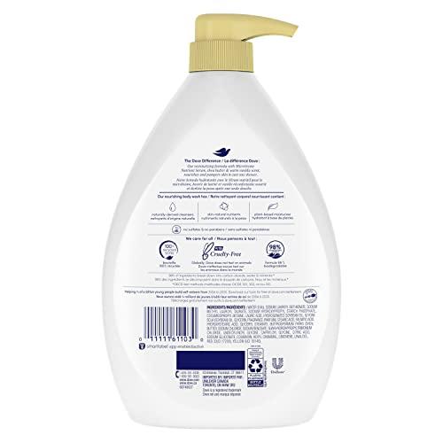 Dove Dove Purely Pampering Body Wash with Pump for Dry Skin Shea Butter with Warm Vanilla Cleanser That Effectively Washes Away Bacteria While Nourishing Your Skin 34 oz