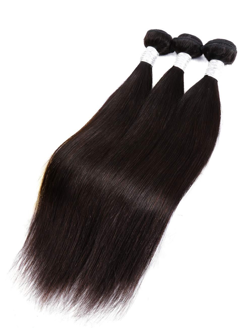 Bella Hair Bella Hair Full Cuticle Aligned Straight Human Hair Bundles 12inch – 40inch Natural Color Virgin Hair Weave Extensions 24"26"28"