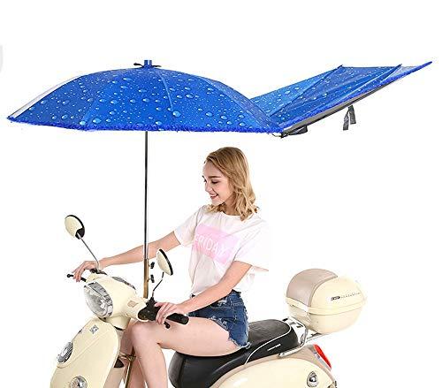 AKKY Electric Car Sun Shelters Umbrella Parasol for Bike, U Shape Adjustable Holder Aluminum Connector Foldable Umbrella Awning for Sports,Outdoor, Camping