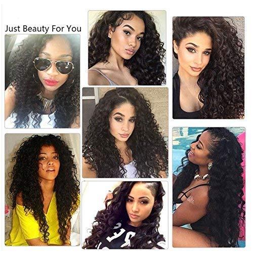 RJ HAIR Long Kinky Curly Flat Tip Human Hair Extensions Flat Tip Keratin Hair Extensions 100strands Fusion Pre Bonded Human Hair Natural Color (28nch 100 strand, 2(Darkest Brown))
