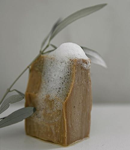 La La Olive Authentic Aleppo Soap 86% Olive Oil & Laurel Oil Bar Organic, Vegan, All-Natural for Body, Face, Hands, Bath and Hair - 2PC/200 gr