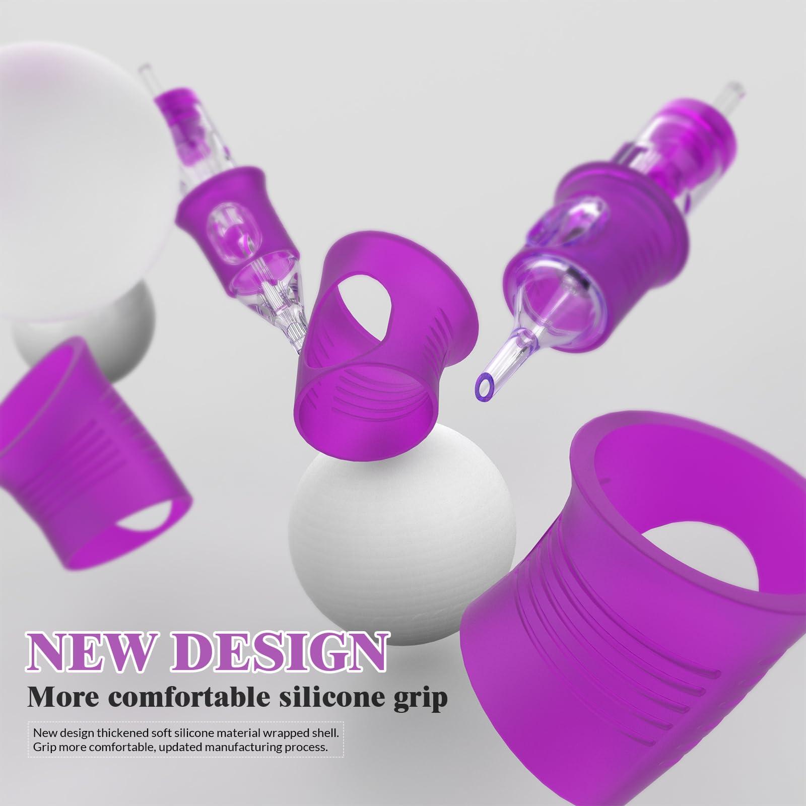 Wormhole Tattoo Wormhole Tattoo Cartridge Needles, 50pcs Mixed Sizes Disposable Tattoo Needles 1203RL 1205RL 1207RL 1209RL 1211RL Round Liner for Tattoo Pen Cartridge Machine Permanent Makeup