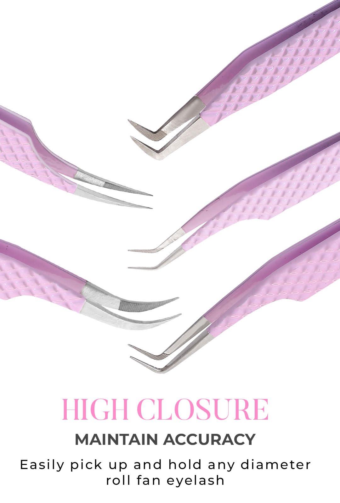 GMI TWEEZERS Fiber Tip Lash Tweezers For Eyelash Extension Tweezers Professional