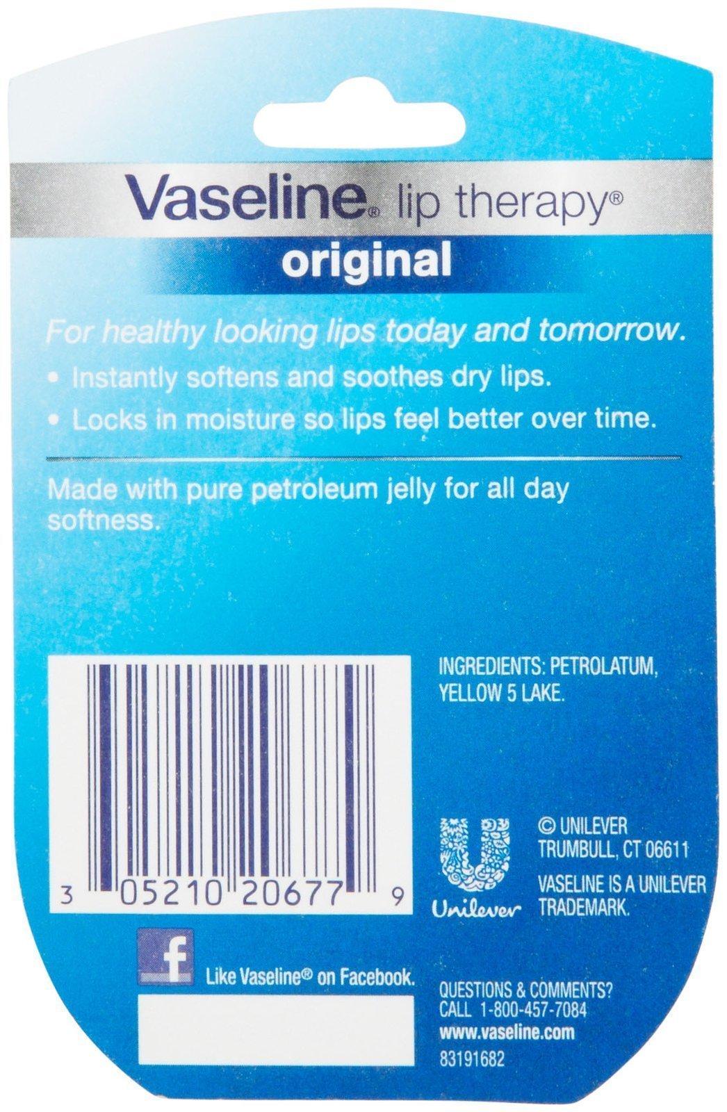 Vaseline Vaseline Lip Therapy - Original - 0.25 oz