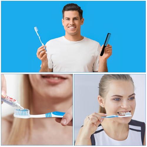 Suclain Suclain 48 Kits Homeless Care Package Supplies Bulk Hygiene Kits Individually Packed Each Set Include Shampoo Body Wash Toothpaste Shaving Cream Soap Toothbrush Comb Nail File Shaver for Travel