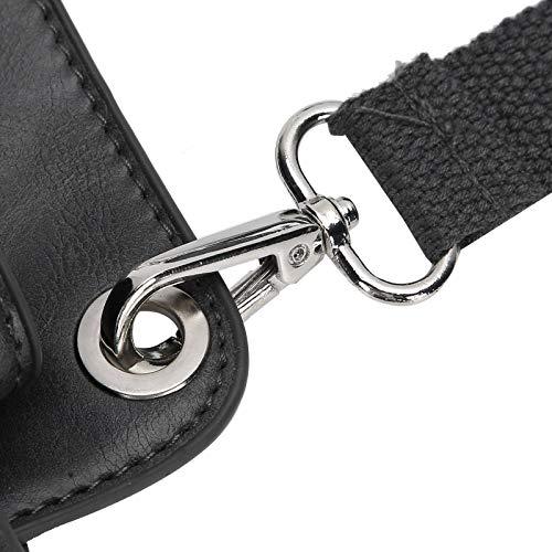 Mavis Laven Hairdresser Scissor Pouch Holster with Belt, Hair Scissors Shear Bag PU Professional Hairdressing Toolbag Pouch Barber Cases Waist Belt Bag