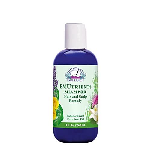 Montana Emu Ranch Montana Emu Ranch - EMUtrients Shampoo 8 Ounce Bottle - Made with Pure Emu Oil