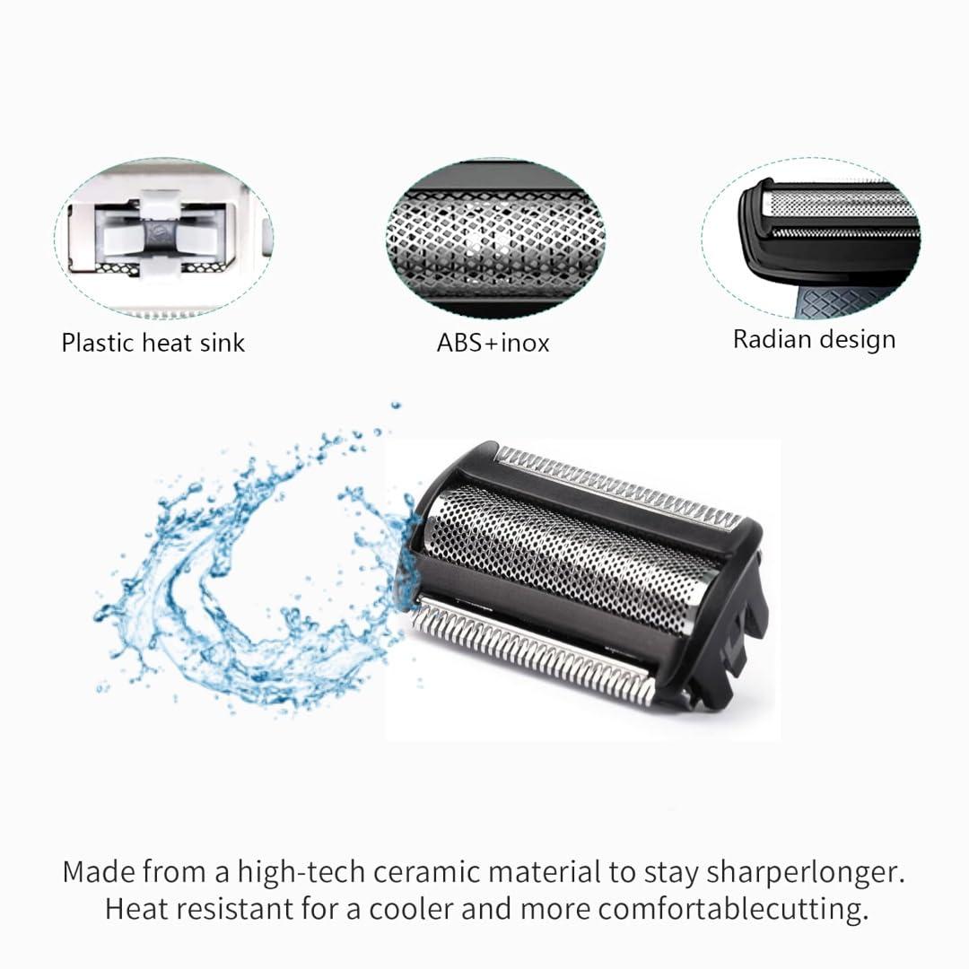 CIELONI BG5025 Replacement Heads For Philips Norelco Bodygroom Series 7000,BG2000/40 Heads Compatible With PhilipsBodygroom Series 5000 Series 3000 2-Pack