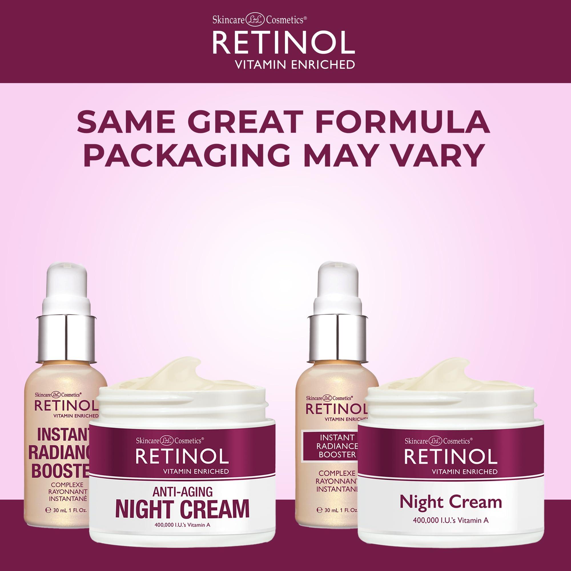 Retinol Retinol Night Cream Works While You Sleep to Restore and Reduce Fine Lines and Wrinkles Instant Radiance Booster - Provides A Burst of Anti-Aging Hydration and Radiance