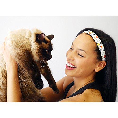 Sweaty Bands Sweaty Bands Womens Girls Headband - Non-Slip Velvet-Lined Athletic Hairband - Smitten Kitten