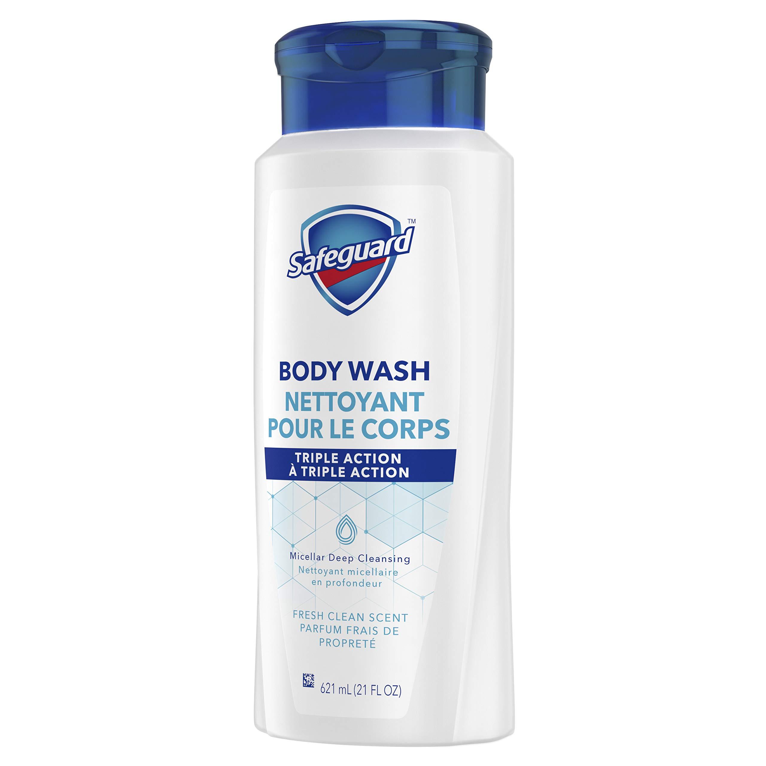 Safeguard Safeguard Body Wash Triple Action Deep Cleansing Fresh Clean Scent 21 FL Oz