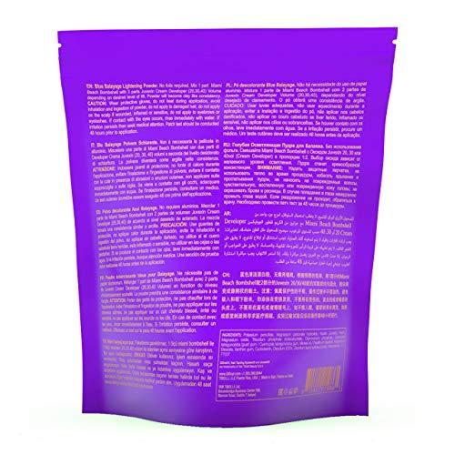 GK HAIR GK HAIR Global Keratin Miami Beach Bombshell Blue Balayage Lightening Powder 450g Taming Blonde Purple Treatment Smoothing Toning Straightening Blowout Treatment Removes Yellow Orange Brassy Tones
