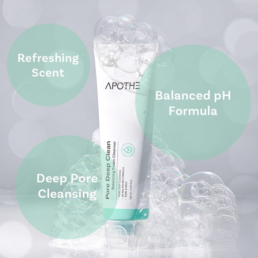 APOTHE APOTHE Pore Deep Clean pH Balancing Foam Cleanser 120ml(4.05 fl.oz.)