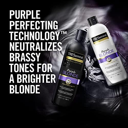 TRESemmé TRESemmé Purple Shampoo and Conditioner Set, Pro Collection for Blonde, Silver, Grey, or Highlighted Hair, 20 Fl Oz Ea