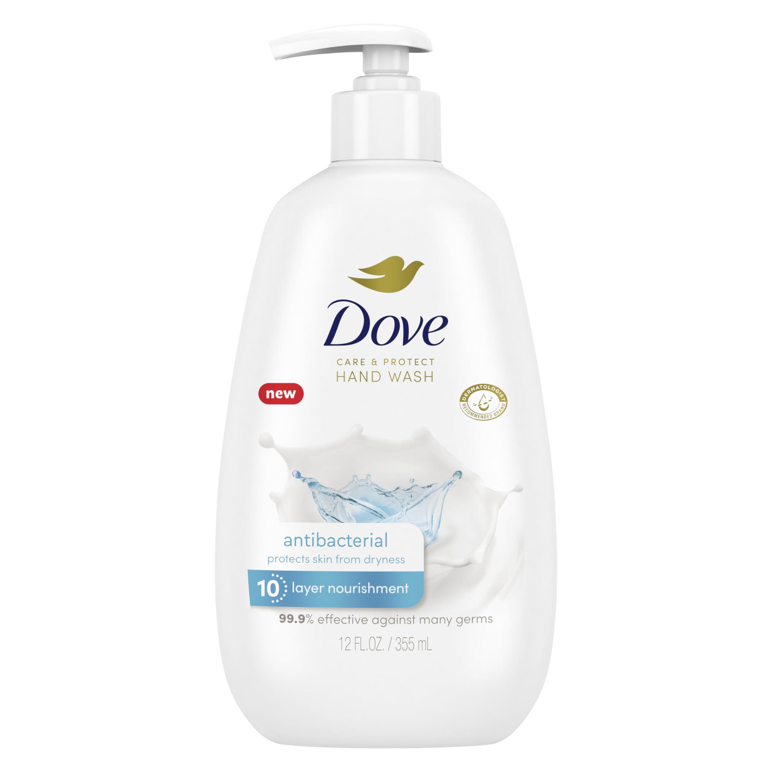 Dove Dove Care & Protect Antibacterial Hand Wash Protects Skin from Dryness, More Moisturizers Than The Leading Ordinary Hand Soap, 12 oz