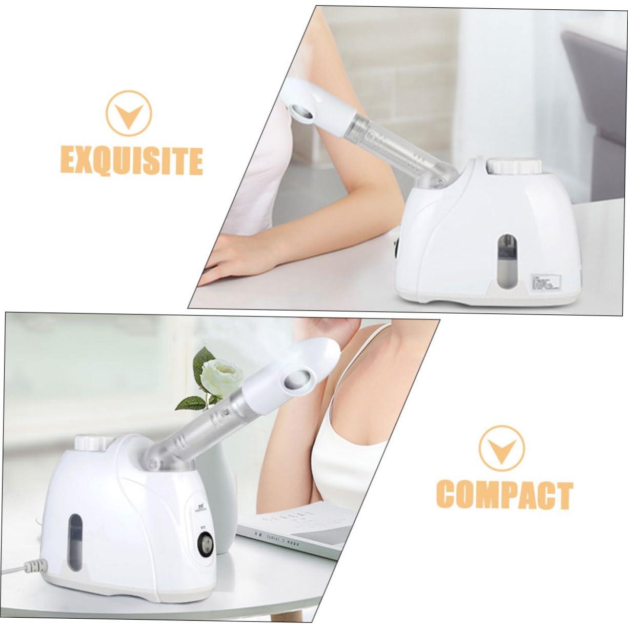 ASAKKURA ASAKKURA 1 Set Facial Steamer Face Steamer Machine Steamer for Face Spa Steamer Face Towel Steamer for Facials Face Steamer for Deep Cleaning Nasal Steamer Hair Steamer Handheld White PC