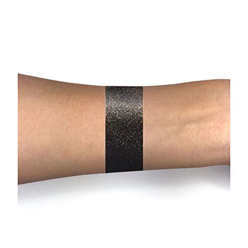 LA Splash LA Splash Cosmetics Mineral Shimmer Black Eyeshadow Loose Powder Glitter- DIAMOND DUST (Golden Smoke)