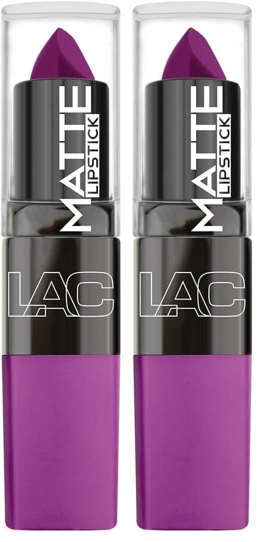 L.A. COLORS L.A. COLORS Matte Lipstick, Entice CML469 (Pack of 2)
