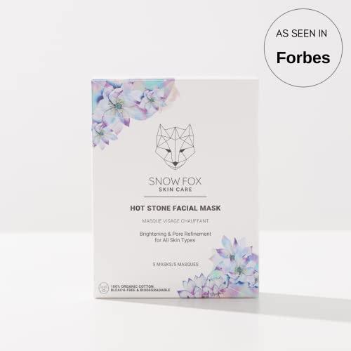 Snow Fox Skin Care Snow Fox Skincare Hot Stone Facial Mask for Oil Control & Pore Treatment, 5-Pack