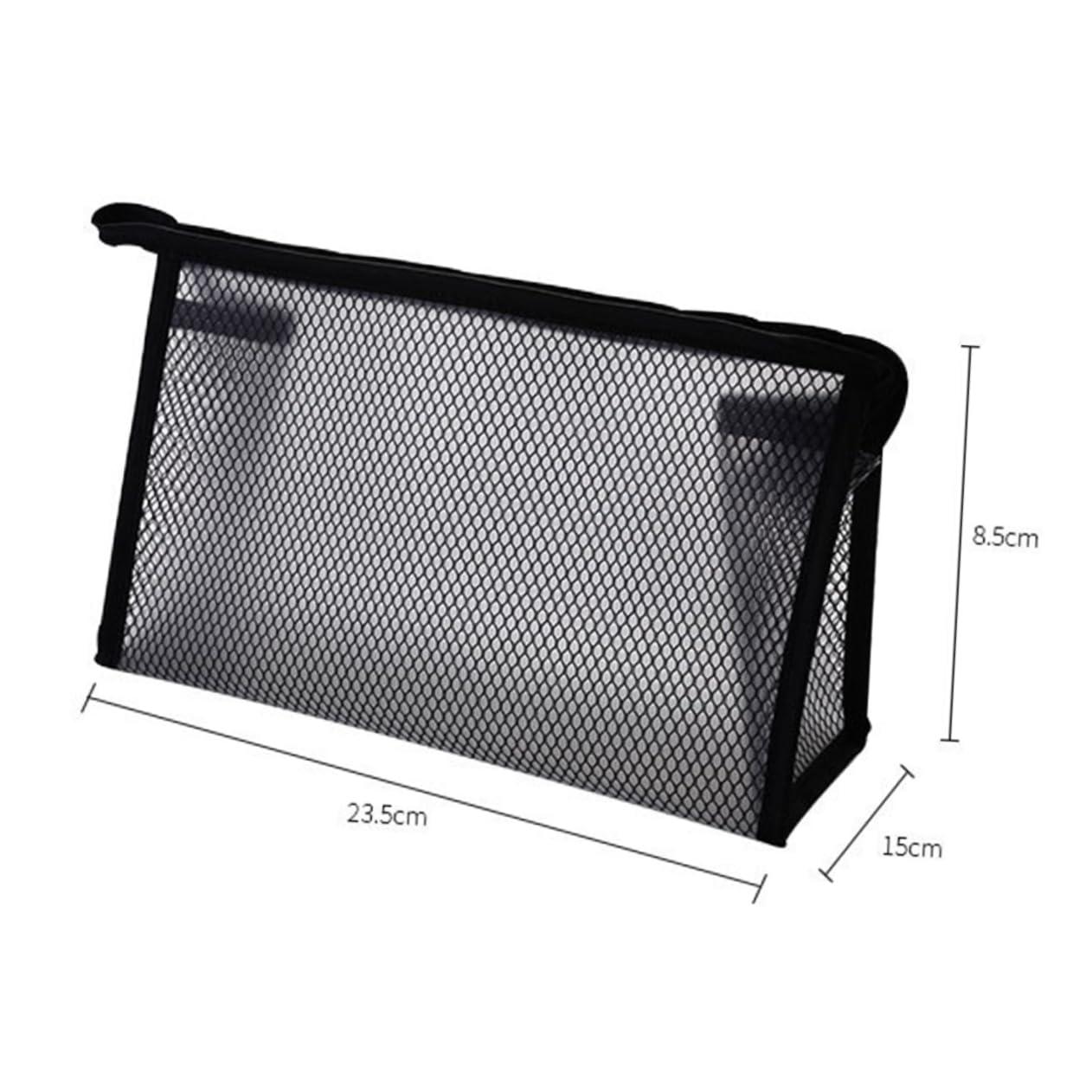 DOITOOL DOITOOL 3 Pcs Makeup Bags Makeup Bag for Travel Clear Makeup Bag Mesh Cosmetic Bag Pouch Bag Mesh Bag Travel Pouch Makeup Pouch Mesh Makeup Bag Toiletries Bag Storage Bag Wash Bag Grid