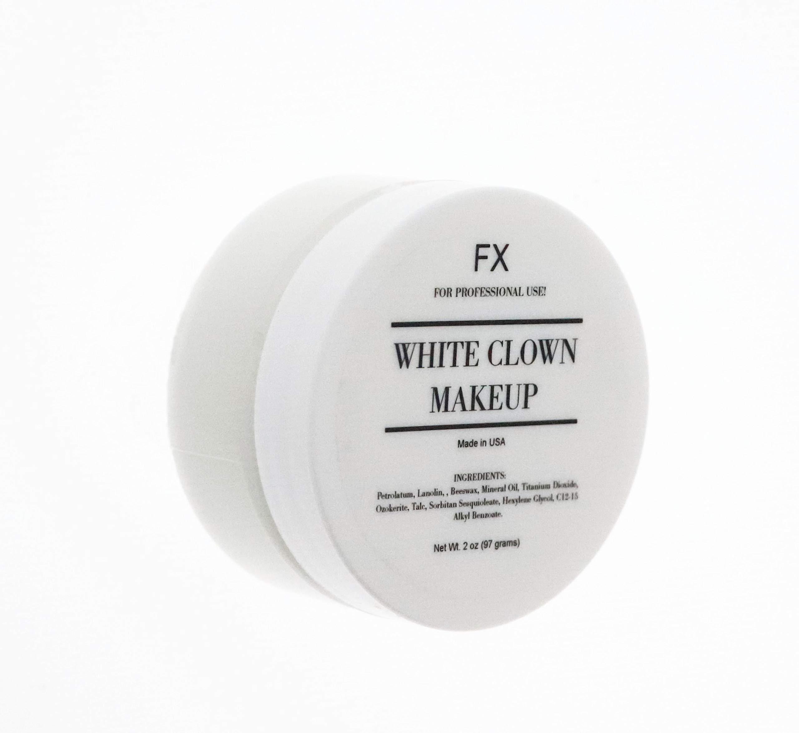 Liquid Latex Fashions White Clown Face Paint Makeup - 2oz