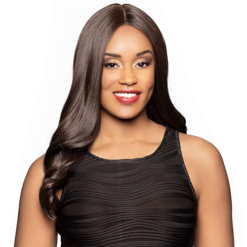Foxy Lady Foxy Lady (Asia) - Heat Resistant Fiber Lace Part Wig in JET BLACK