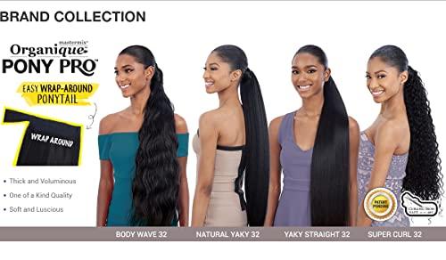 Organique Mastermix Milky Way Organique Pony Pro Easy Wrap Around Ponytail Body Wave 32\" (Pack of 2, 1)