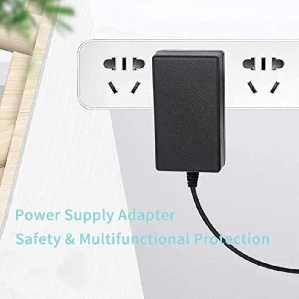 Marg Marg AC Adapter for Philips IP40 SSW-2082US SSW-2082 SSW-2082EU SSW-2082AR SSW-2082KR SSW-2082AU SSW-2082UK SSW-2082CN Satinelle Epilator Shaver(with Barrel Round Plug Tip NOT 2-Prong 2Pin Plug)
