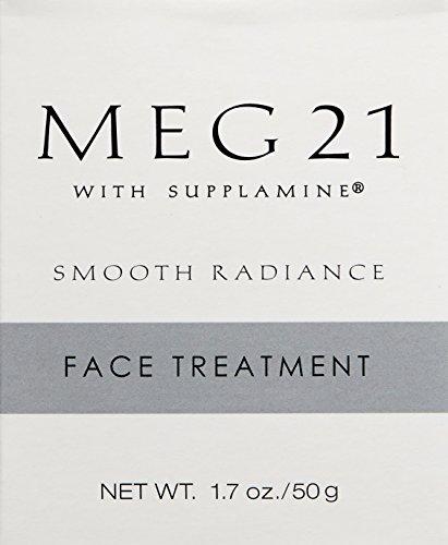 MEG 21 MEG 21 Smooth Radiance Face Treatment Anti-Aging Moisturizer Reduces Fine Lines, 1.7 Ounce
