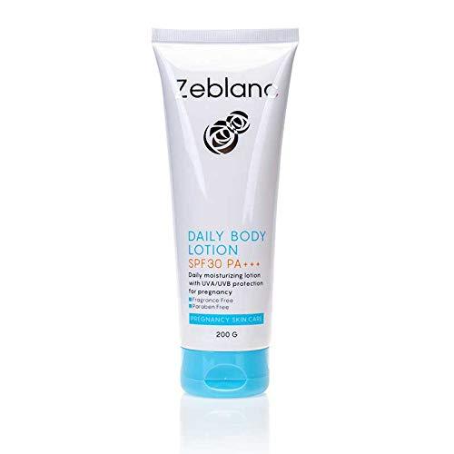 Zeblanc Zeblanc Daily Body Lotion with Sunscreen UV Protection For Sensitive Skin Pregnancy Maternity Breast Feeding Possible to Use Size 200g