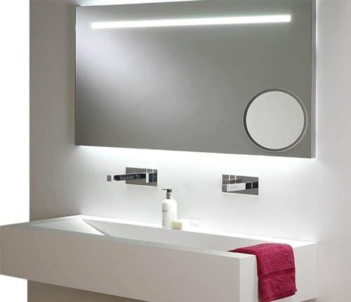 Mavoro Magnifying Mirror with 3 Suction Cups 9 Inch (5X Magnification)