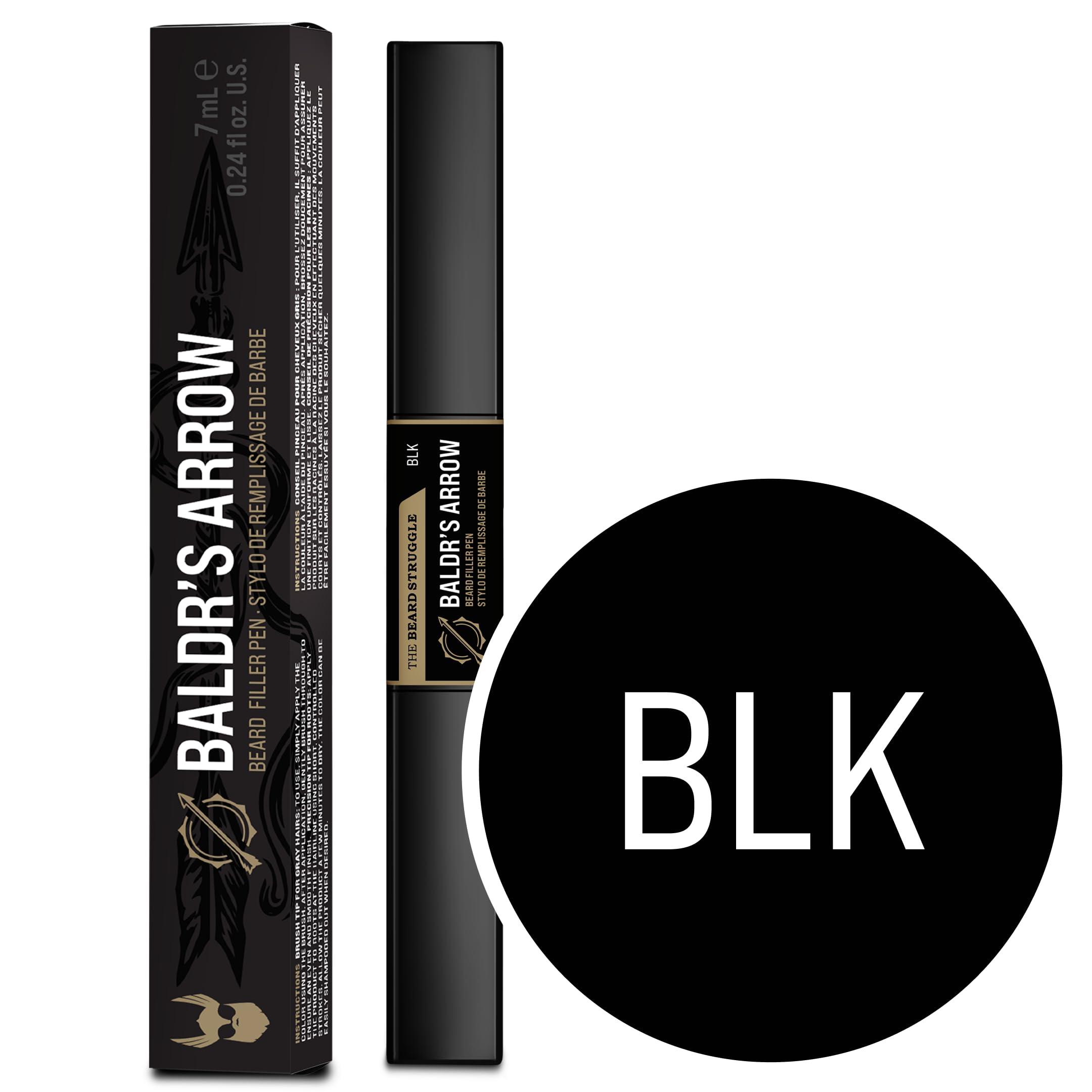 The Beard Struggle Beard Pen Filler for Men by The Beard Struggle - Baldr\'s Arrow Sweat Resistant & Waterproof, Long Lasting Beard Pen with Brush, Instantly Fill Patches & Thin Areas for a Perfect Beard - Medium Brown
