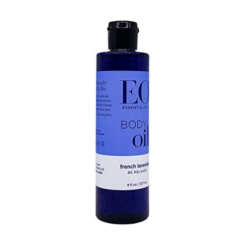 EO EO Body Oil: Massage and Moisturize, French Lavender, 8 Ounce