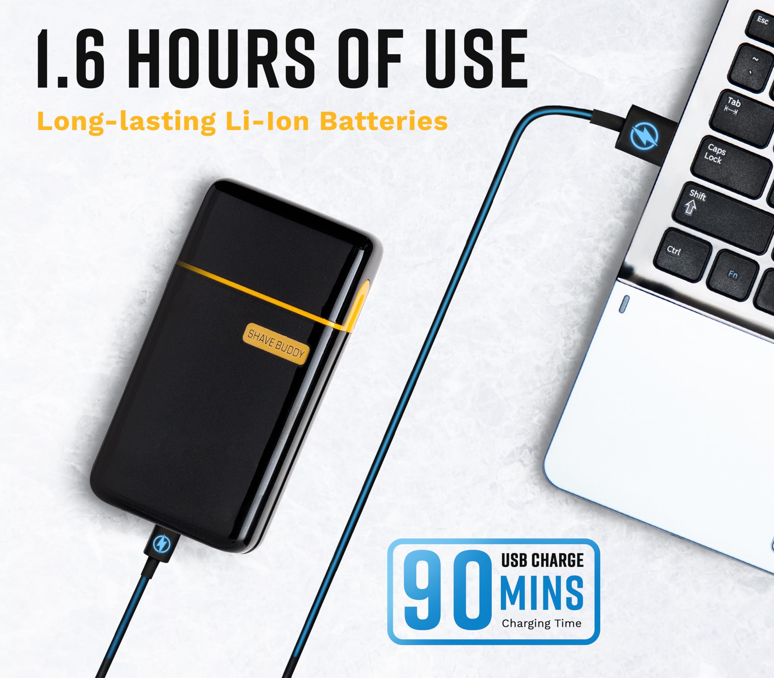 The Cut Buddy The Cut Buddy Clipper & Grooming Set + Mini Compact Foil Electric Face & Head Shaver for Men