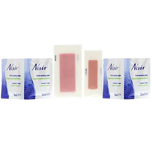 Nair Nair Hair Remover Wax Ready-Strips 40 Count Face/Bikini (6 Pack)