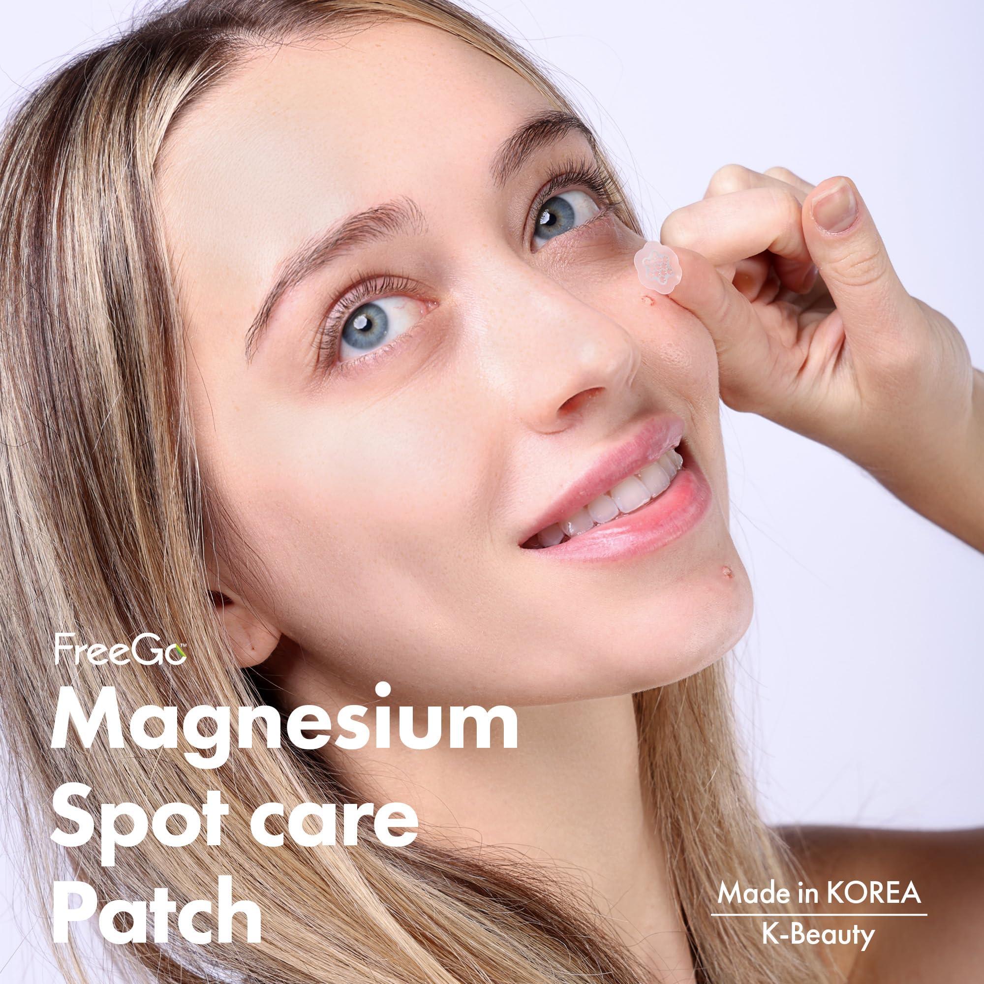 FreeGo Deep Blemish Microdarts | Pimple Patch | Cystic Acne | Fast-Acting | Quick Calming | 99.9% Pure Magnesium | Madecassic Acid | Tea Tree | Eucalyptus Leaf | Hydrocolloid Spot Care