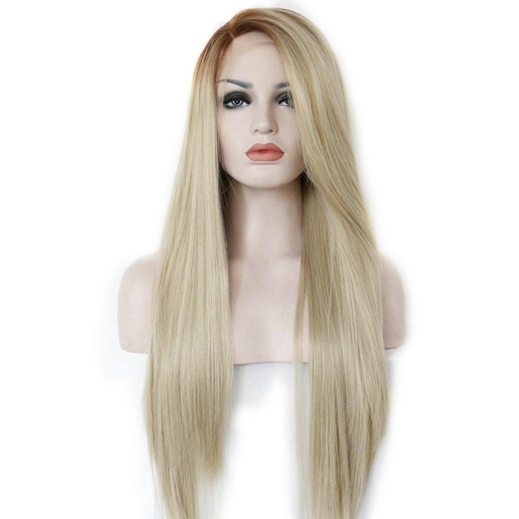 Obzer USA Obzer USA Wig Ombre wig Blonde wigs Straight Hair extensions Synthetic wigs cosplay wigs For Women