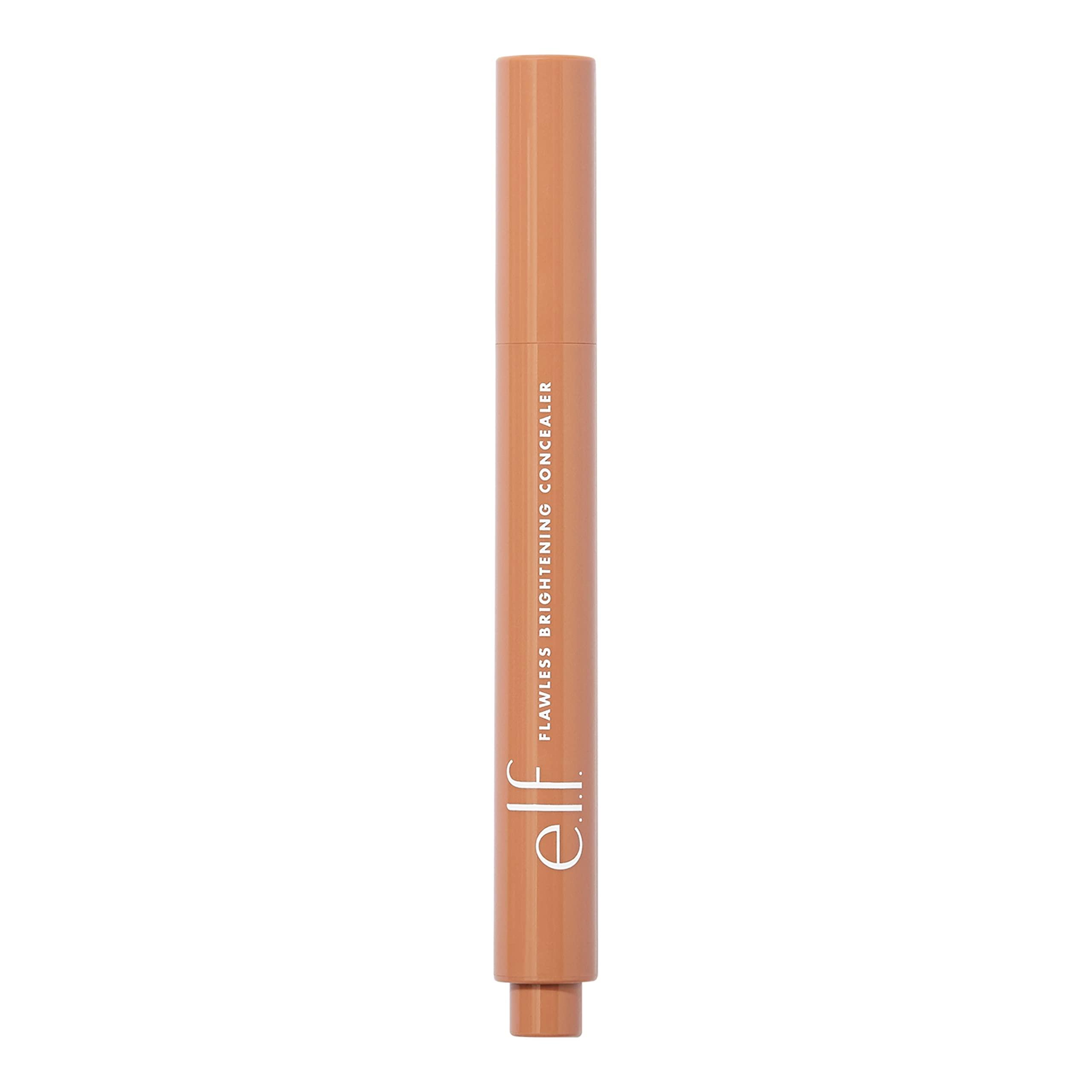 e.l.f. e.l.f. Flawless Brightening Concealer, Illuminating & Highlighting Face Makeup, Conceals Dark Under Eye Circles, Tan 41 W, 0.07 Fl Oz