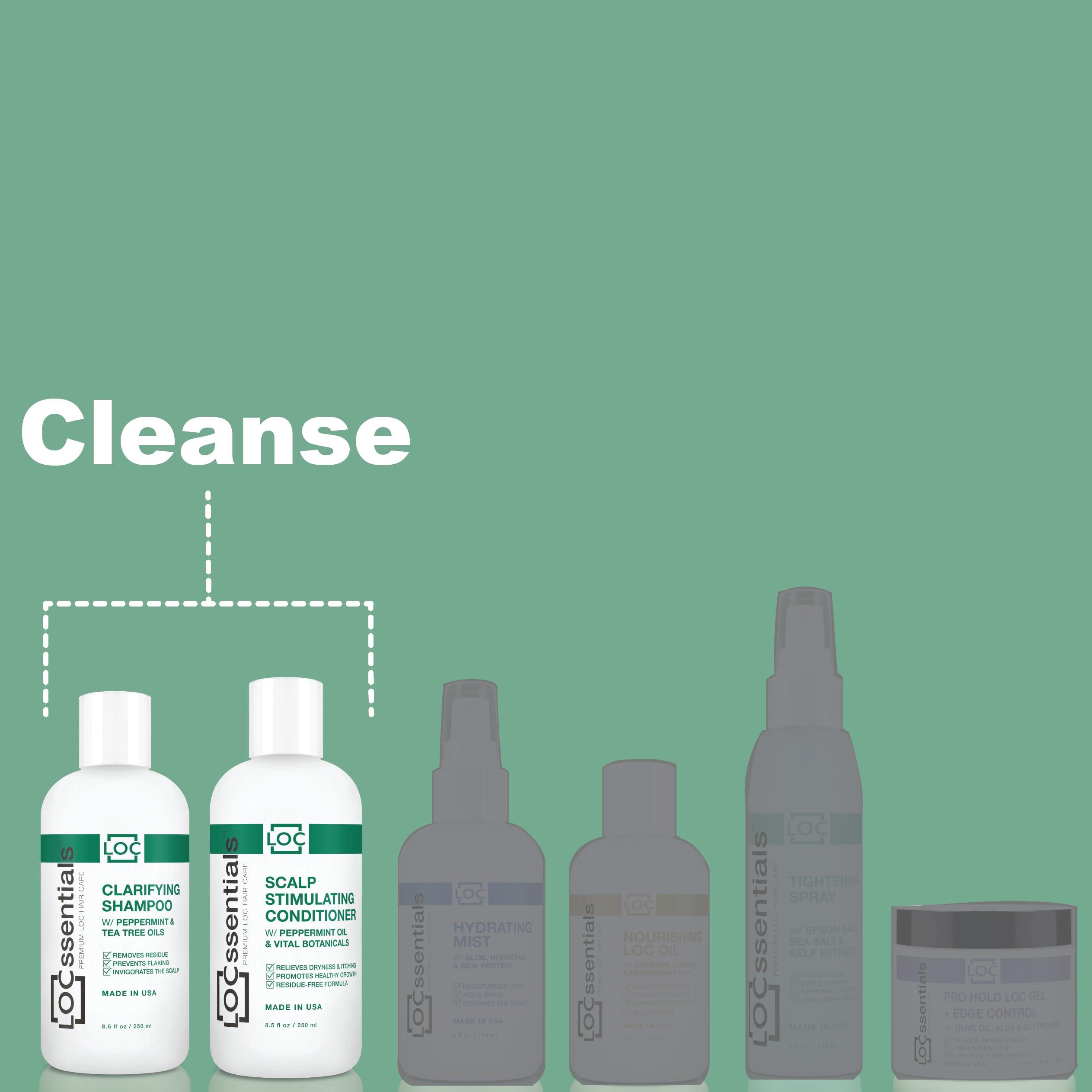 LOCssentials LOCssentials Scalp Stimulating Conditioner for Dreadlocks - Professional Dreadlock Conditioner for Locs, Interlocks, Sisterlocks, Microlocs, Twists - with Peppermint Oil & Botanicals - Silicone-Free