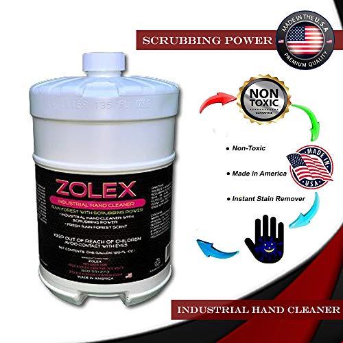 Zolex Zolex Citrus Hand Cleaner with Scrubbing Power 4 x 1 Gallon & Free Dispenser